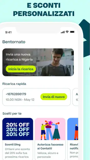 Ding: Ricariche cellulari screenshot