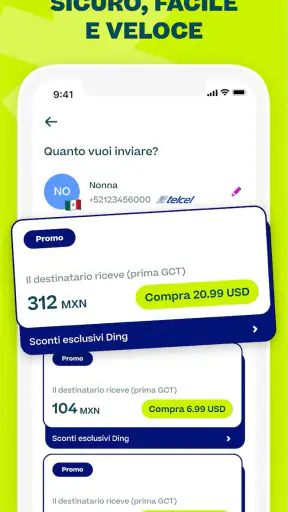 Ding: Ricariche cellulari screenshot