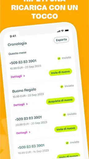 Ding: Ricariche cellulari screenshot
