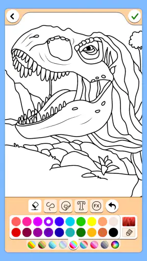 Dinosauri Gioco dei colori screenshot