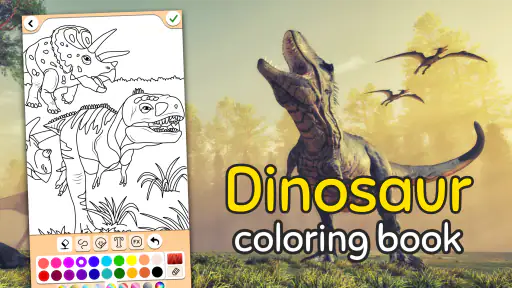Dinosauri Gioco dei colori screenshot