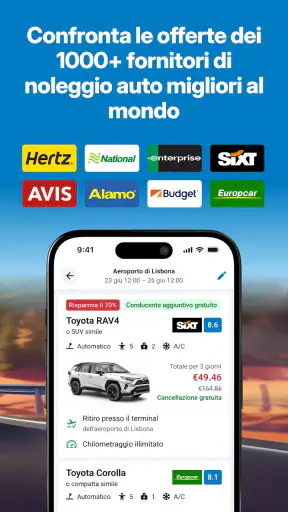 DiscoverCars - Autonoleggio screenshot