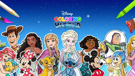 Mondo Disney da Colorare screenshot