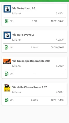Distributori Metano, GPL e Col screenshot
