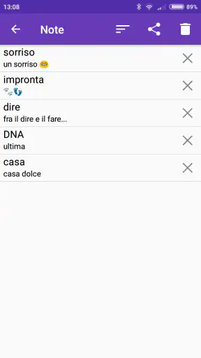 Dizionario Italiano - Offline screenshot
