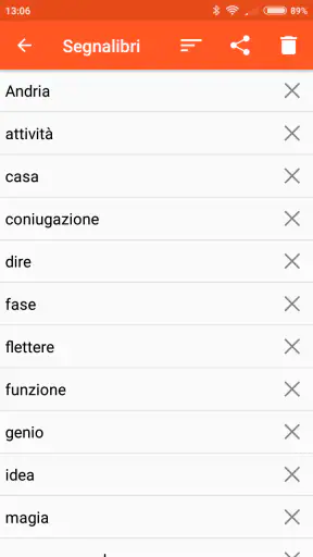 Dizionario Italiano - Offline screenshot