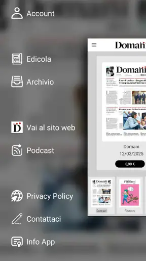 Domani screenshot