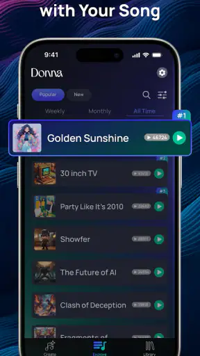 Donna AI Song & Music Maker screenshot