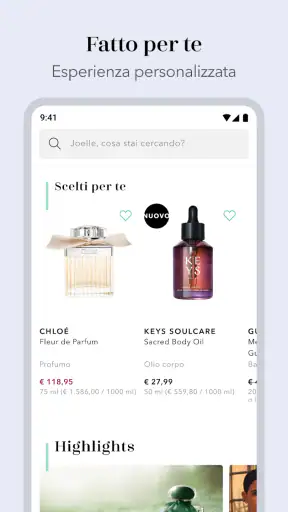 Douglas Profumeria e Cosmetica screenshot