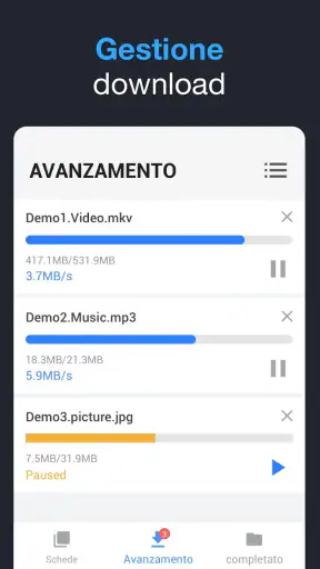 Download per tutti i video screenshot