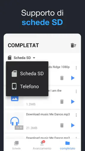 Download per tutti i video screenshot