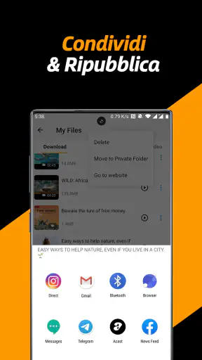 Downloader di video privato screenshot