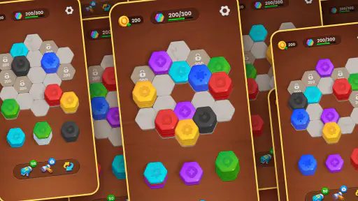 Dream Hexa: ASMR 3D Merge Game screenshot