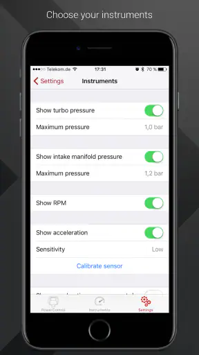 DTE PowerControl screenshot