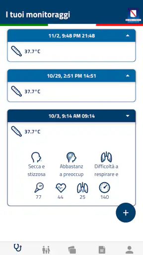 e-Covid SINFONIA screenshot