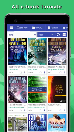 eBook Reader: PDF, EPUB, HTML screenshot