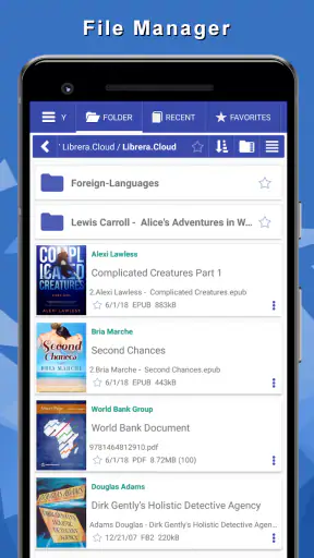 eBook Reader: PDF, EPUB, HTML screenshot