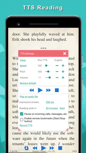 eBook Reader: PDF, EPUB, HTML screenshot