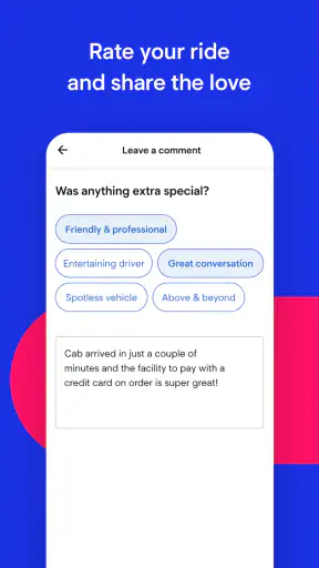 eCabs screenshot