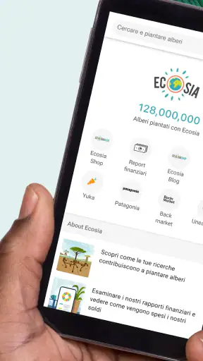 Ecosia: Naviga e pianta alberi screenshot