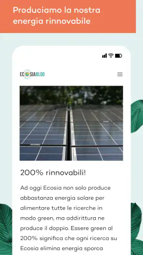 Ecosia: Naviga e pianta alberi screenshot