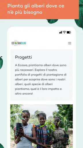 Ecosia: Naviga e pianta alberi screenshot