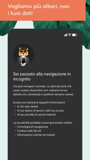 Ecosia: Naviga e pianta alberi screenshot