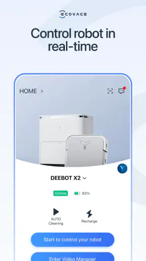 ECOVACS HOME screenshot