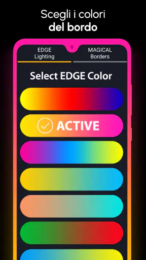 Edge Lighting e Sfondi Animati screenshot