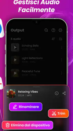 Editor Audio, Tagliare Musica screenshot