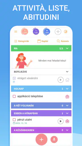 Elenco di attività - agenda screenshot
