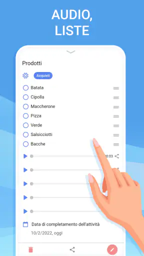 Elenco di attività - agenda screenshot