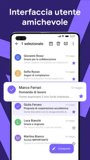Email Lite: posta intelligente screenshot