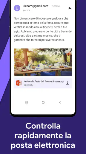 Email Lite: posta intelligente screenshot