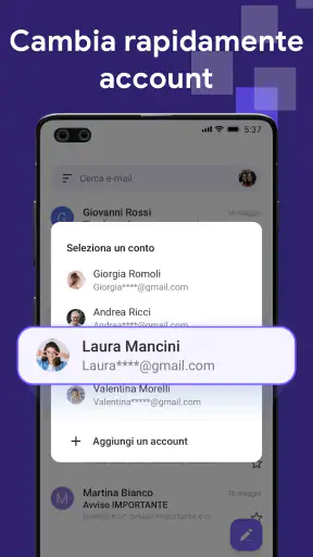 Email Lite: posta intelligente screenshot
