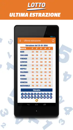 Estrazioni Lotto e 10eLotto screenshot