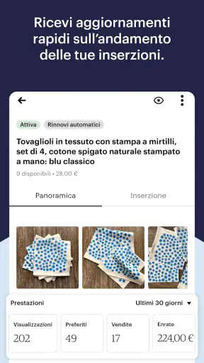 Etsy Seller: il tuo negozio screenshot