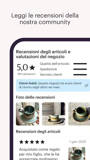 Etsy: Vintage e fatto a mano screenshot