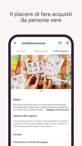 Etsy: Vintage e fatto a mano screenshot