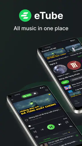 eTube - MP3 Music Player APP screenshot