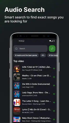 eTube - MP3 Music Player APP screenshot
