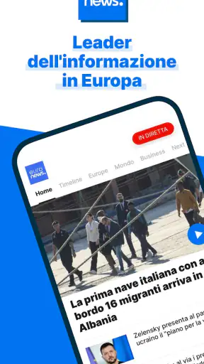 Euronews: Notizie europee 24/7 screenshot