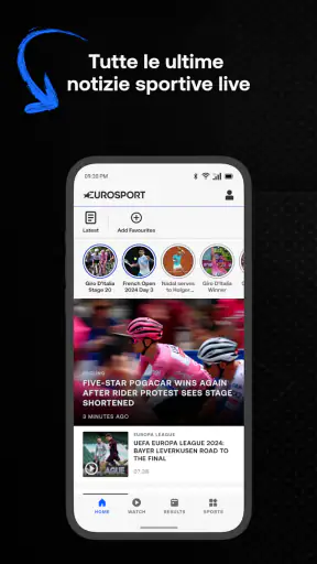 Eurosport: Live-news-risultati screenshot