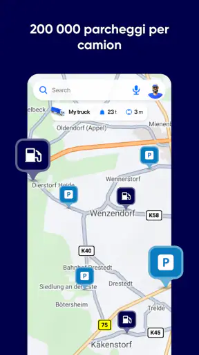 Eurowag Navigation - Truck GPS screenshot