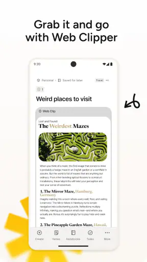 Evernote - L'organizer di note screenshot