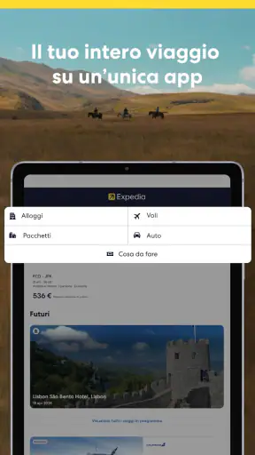 Expedia: viaggi, hotel, voli screenshot