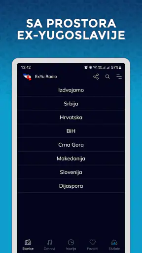 ExYu Radio Stanice screenshot