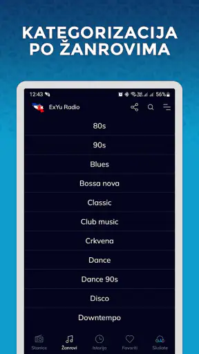 ExYu Radio Stanice screenshot