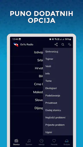 ExYu Radio Stanice screenshot