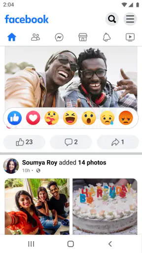 Facebook Lite screenshot